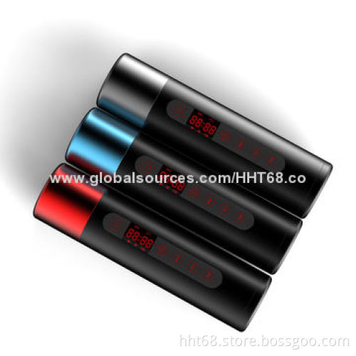 Mobile Phone Mini Speakers with Cree LED Light, FM Radio, Waterproof Aluminum and Memory CardNew